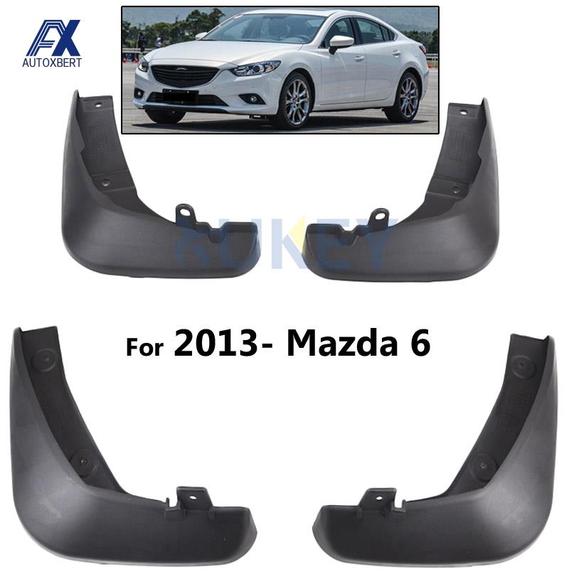 Set Paraspruzzi Auto Per Mazda 6 (GJ) Atenza 2013-2017 2018 2019 Paraspruzzi Paraspruzzi Paraspruzzi Parafanghi Parafango 2014 2015 2016