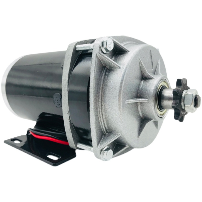 500W 800W 12V 36V 48V DC Motor Mikro Motor Disikat Magnet Permanen 500RPM Gear Motor Listrik untuk Sepeda Roda Tiga atau Mobil