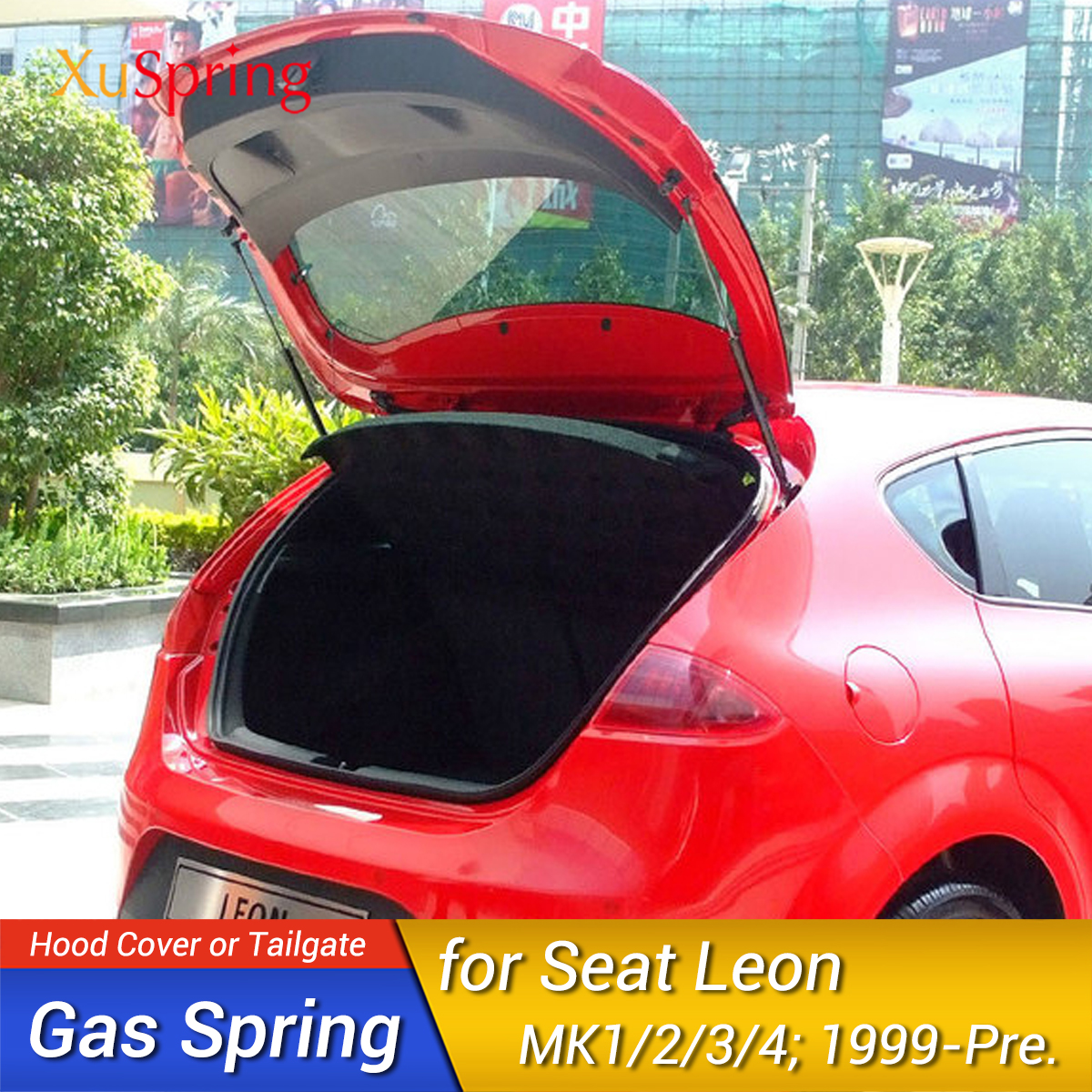 Car Rear Trunk Gas Spring Lift Supports Struts For Seat Leon MK1/2/3/4 1999-Present Cupra Boot Hydraulic Rod 2pcs Accessories