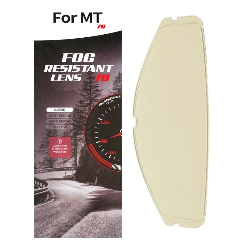 Película adesiva para viseira de capacete, película antiembaçante para mt thunder 4 sv stinger 2 para disjuntor MT-V-28B sv, acessórios de capacete, peças anti-neblina
