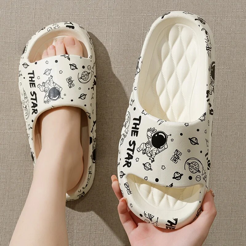 Pantofole fresche per uomo In estate, nuova casa alla moda, suola morbida, EVA antiscivolo, coppia alla moda, indossare pantofole muslimah