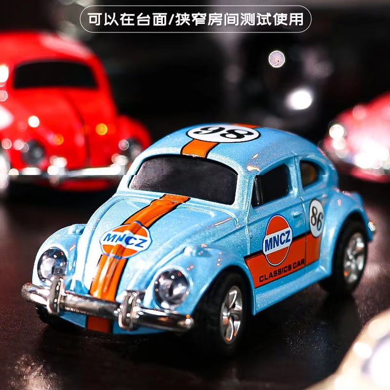 2025 Nowy bezprzewodowy zdalnie sterowany samochód Mini Beetle Alloy Mały zdalnie sterowany telefon komórkowy Model samochodu Zabawka dla dzieci Prezent świąteczny