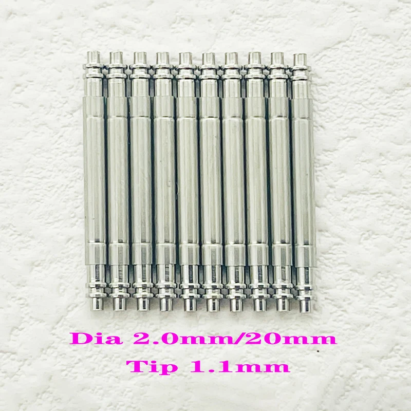 Barres à ressort Fat SUB pour bracelets de montre, goupilles de liaison de bracelet de montre, GTM 2.0 Submarine, lien de bracelet, convient à 20mm, diamètre 116710mm, 2 pièces, 4 pièces