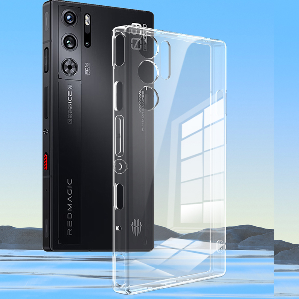 Ultra Dunne Heldere Zachte Tpu Camera Bescherming Zachte TPU Case Cover Voor Zte Nubia Red Magic 9 Pro Redmagic9