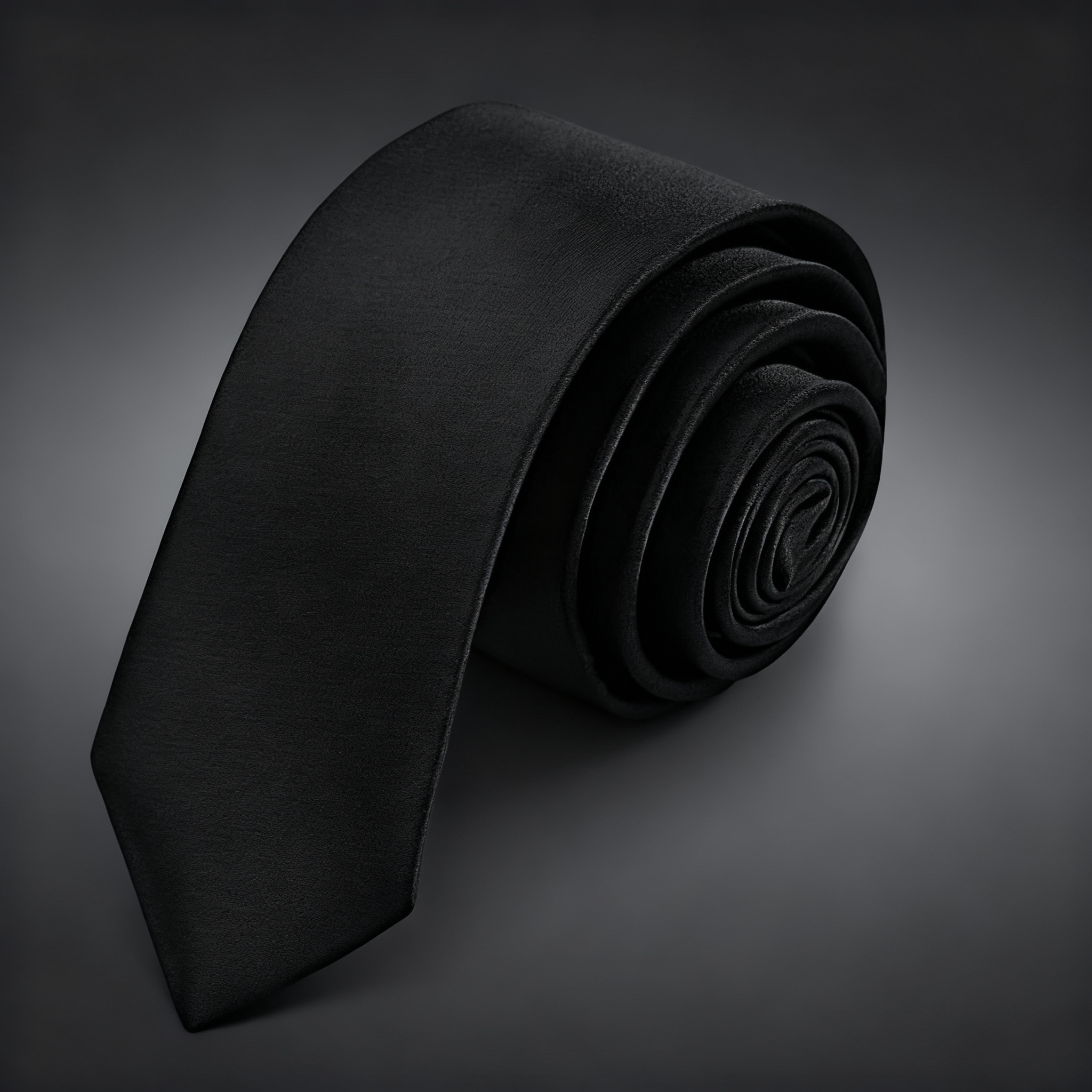 Corbata ajustada de 5CM de colores negros para hombre, corbatas de poliéster para hombre, Corbata de Jacquard liso con puntos a rayas, Corbatas para fiesta de negocios