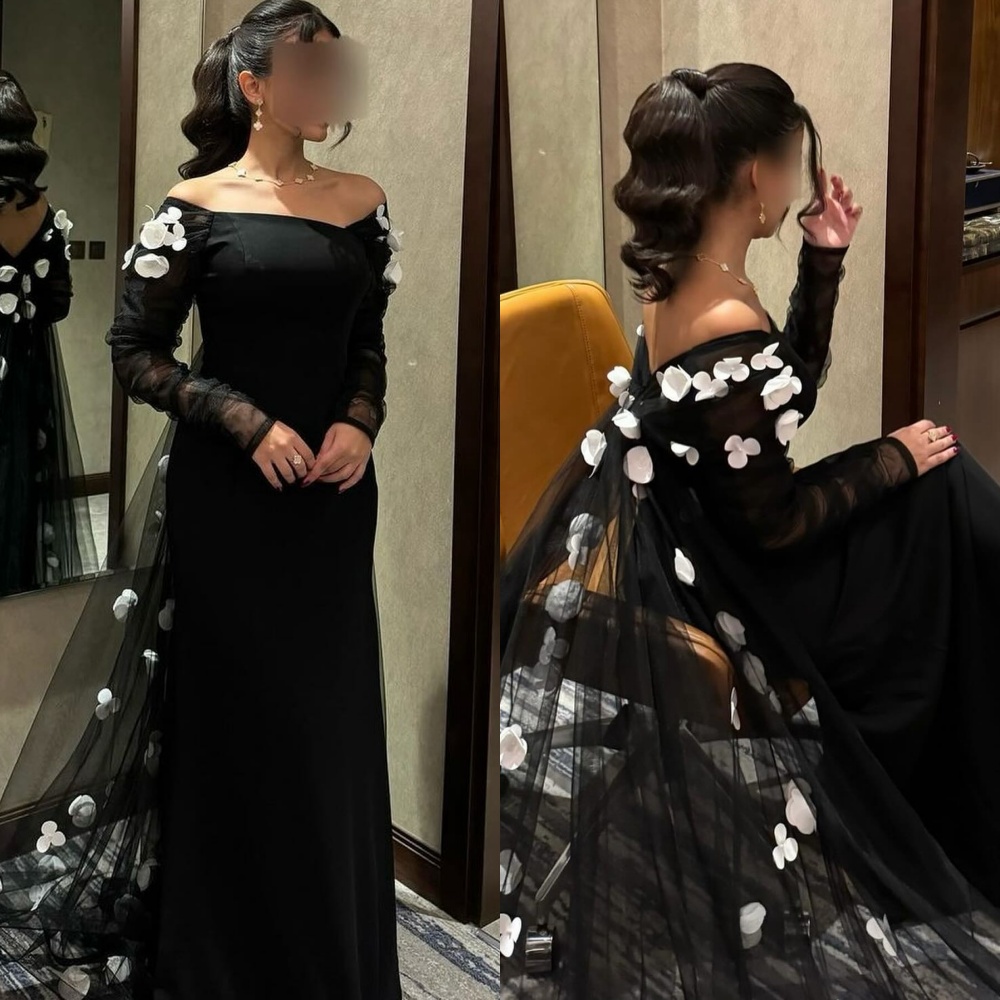 女性のための裸の肩を持つストレートドレス,シンプルなジャージー,プリーツアップリケ,エレガントな輝き,中国風,カスタマイズ