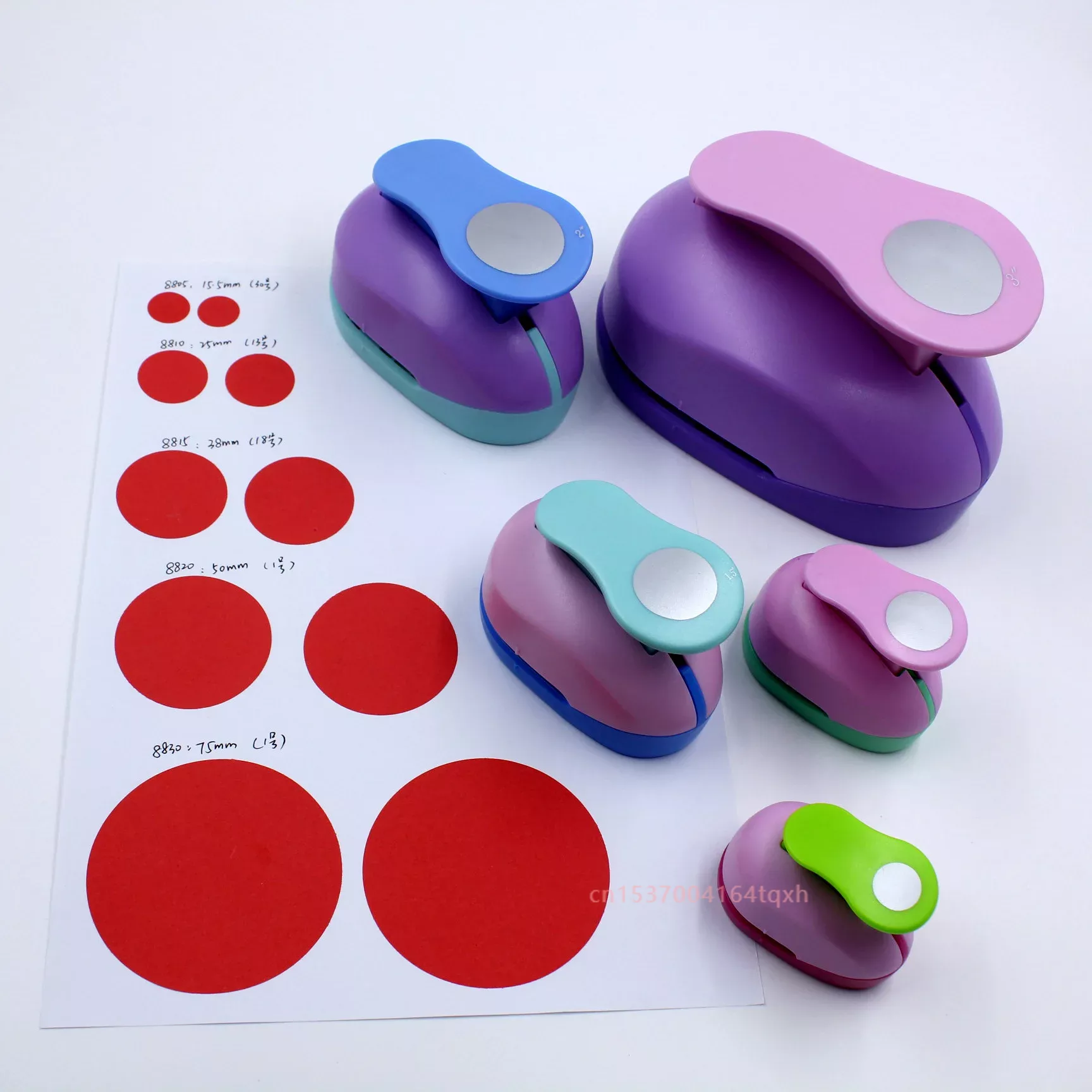 Perforateur circulaire 9/16/25mm, bricolage, perforateur artisanal pour Scrapbooking, fabricant de poinçons pour enfants, coupe-papier pour Scrapbook, gaufrage plus tranchant