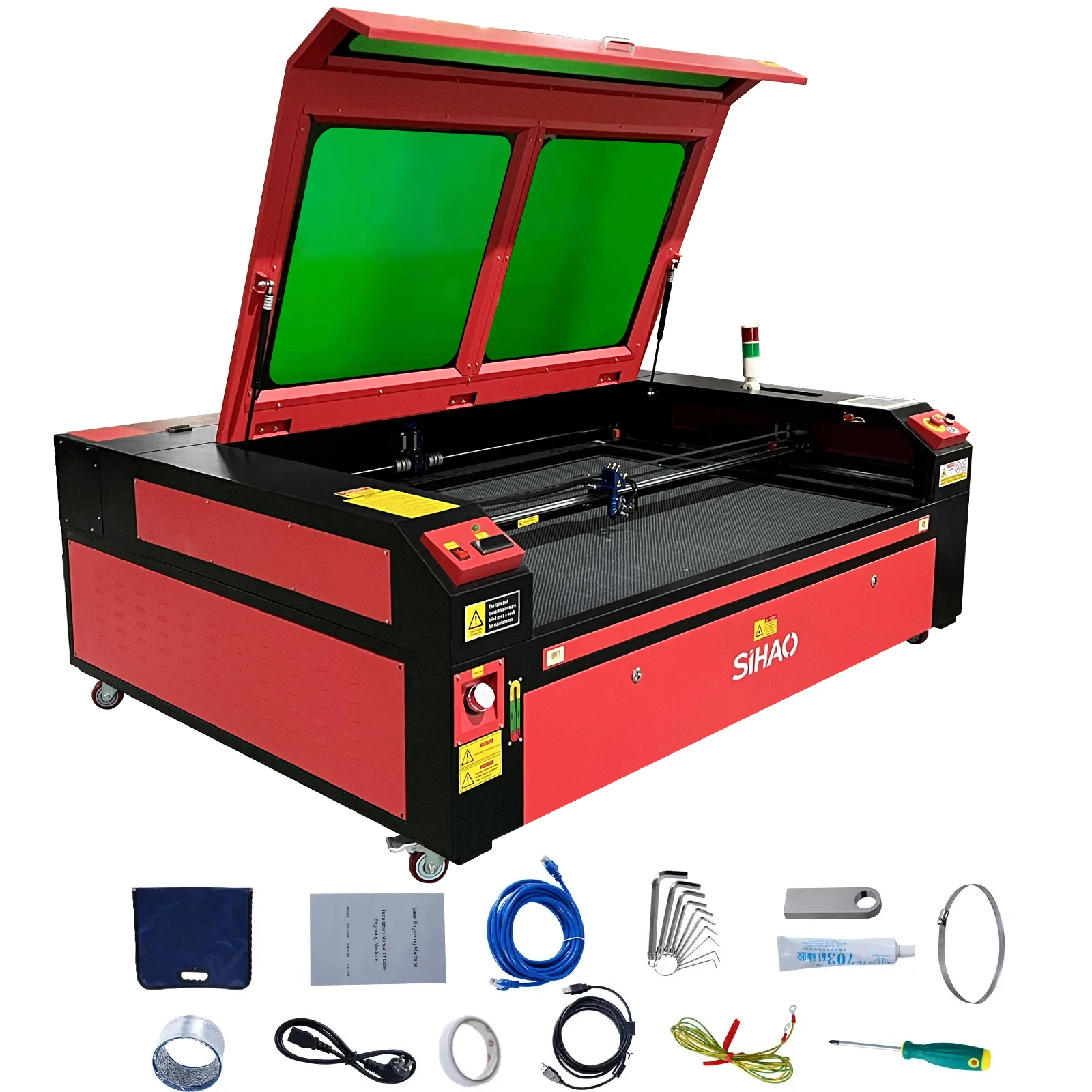 Vevor 50w 60 80 100 130 gravador a laser escultura máquina de impressão interface usb para artesanato em madeira acrílica diy