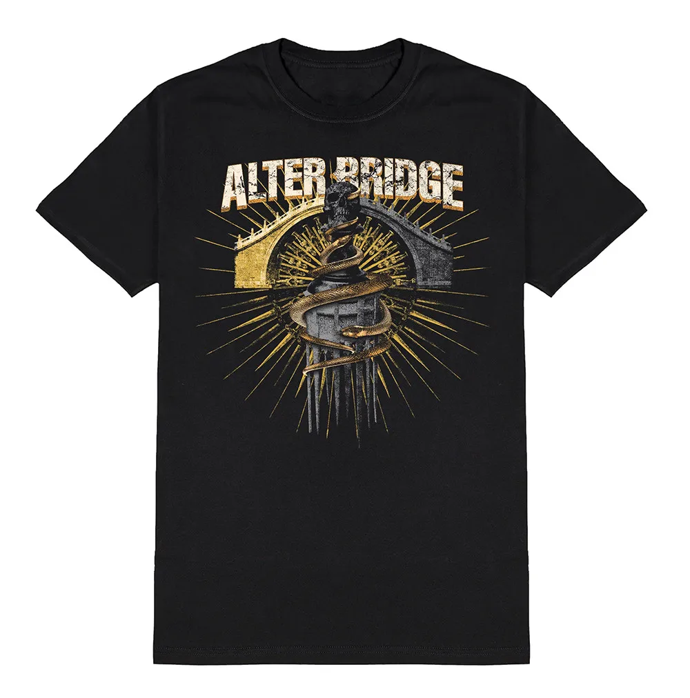 nova banda Alter Bridge camiseta preta manga curta Todos os tamanhos S-5Xl XA1130