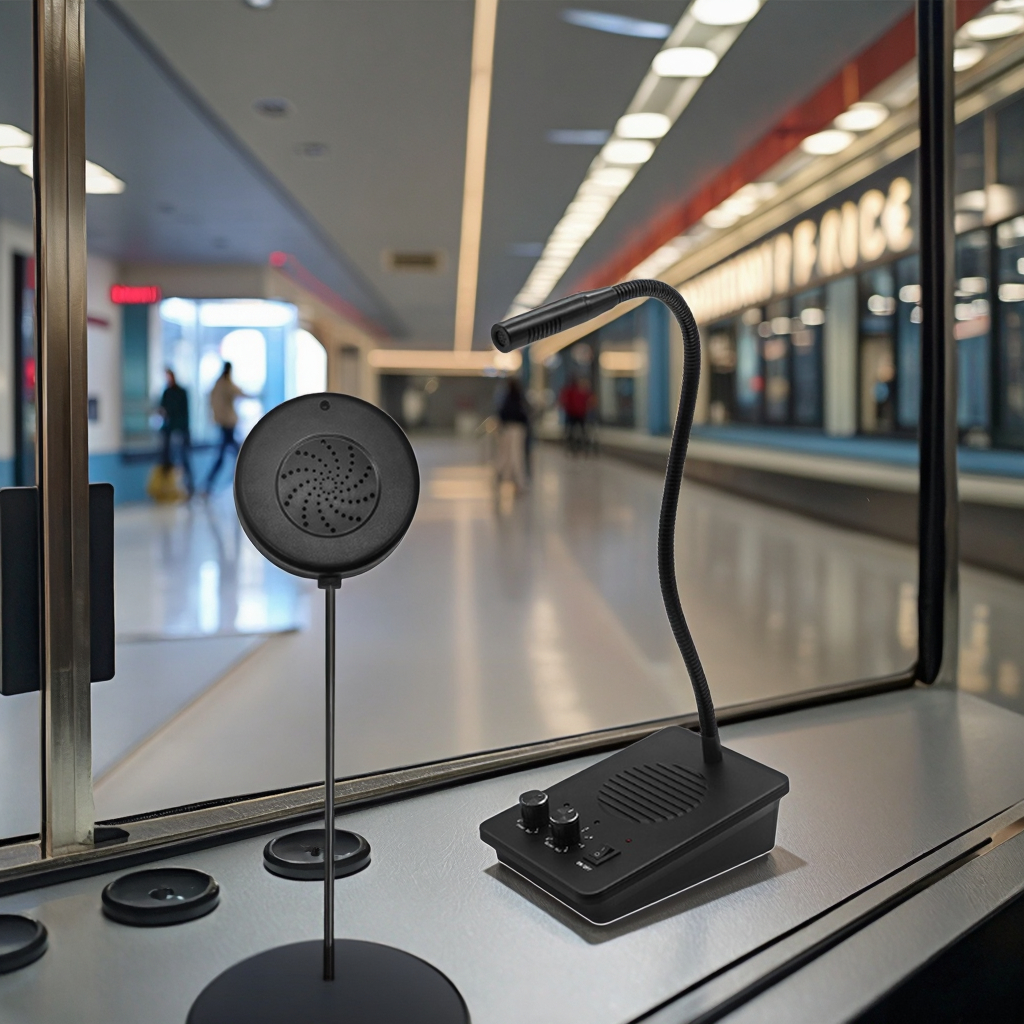 Dual Way Window Speaker Walkie Talkie Wireless  System