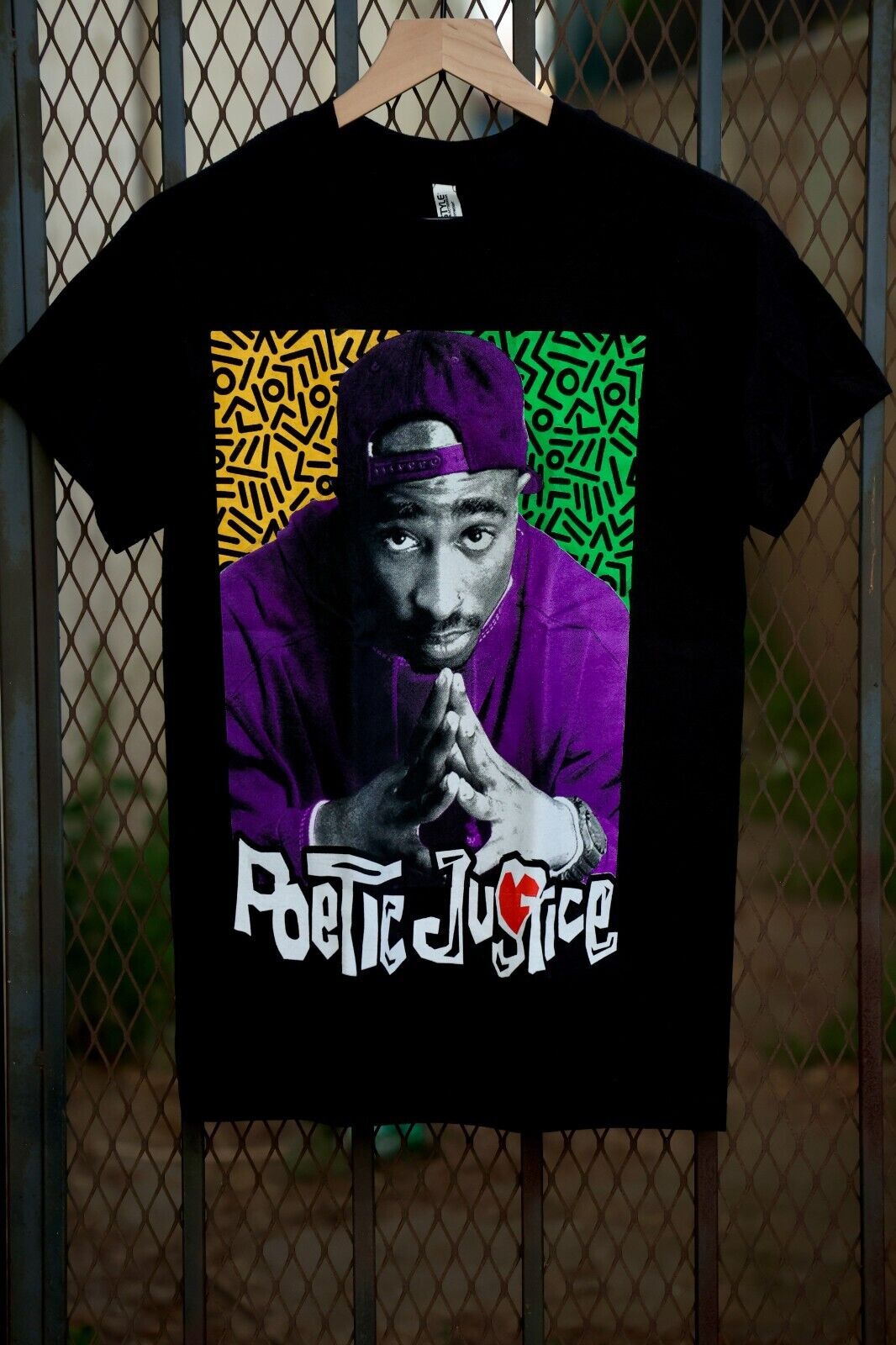 (Officieel Gelicentieerd) 2pac Poëtisch Justitieshirt