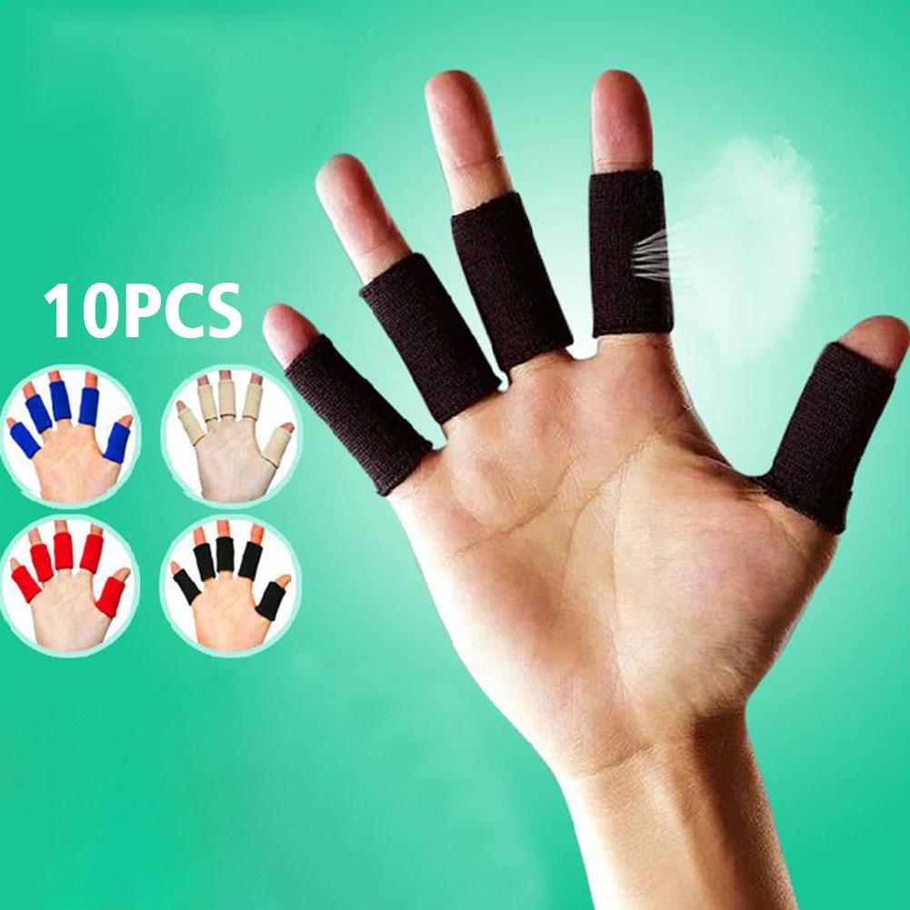 10 шт., нейлоновая лента для поддержки большого пальца, защита для большого пальца, дышащая эластичная лента для пальцев для баскетбола, тенниса, спорта, тренажерного зала