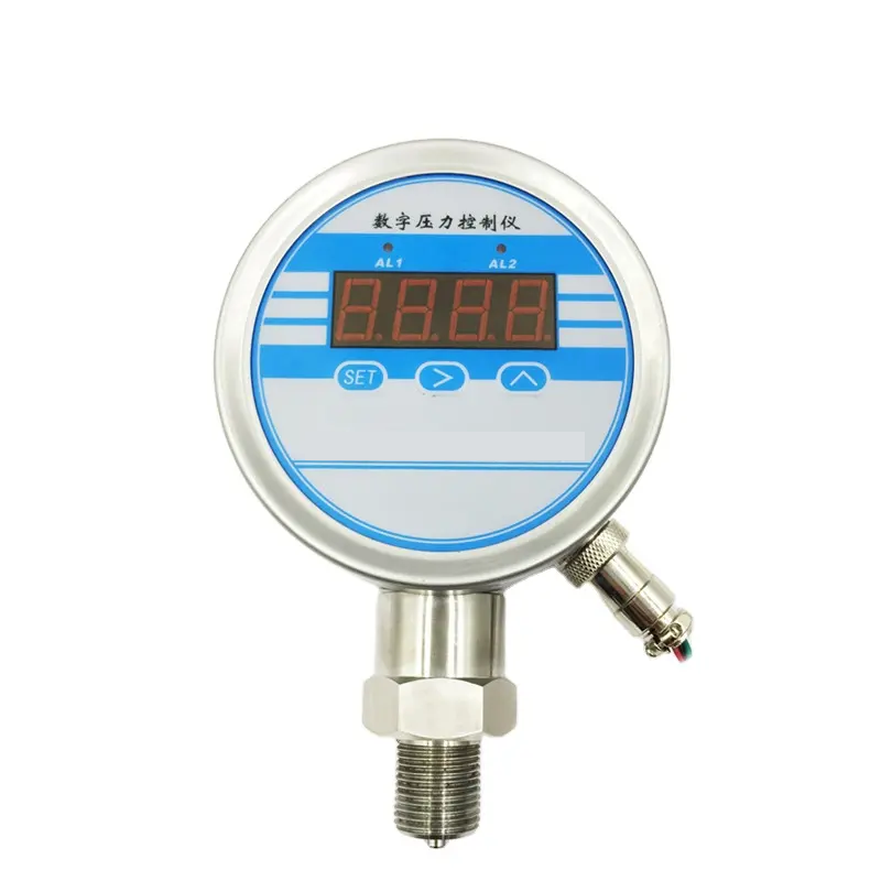 Manômetro Barométrico De Vapor De Água, Manômetro Digital Hidráulico com Contato Elétrico, Best Selling