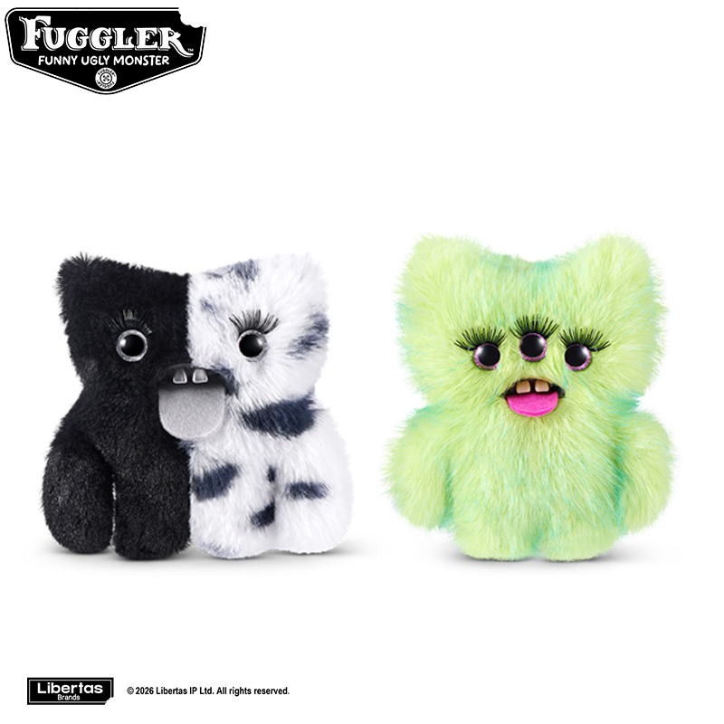 Boneka Gantungan Kunci Fuggler Baby Baddies, Mainan Boneka Fugglers Monster Jelek Lucu, Liontin Boneka Peluche