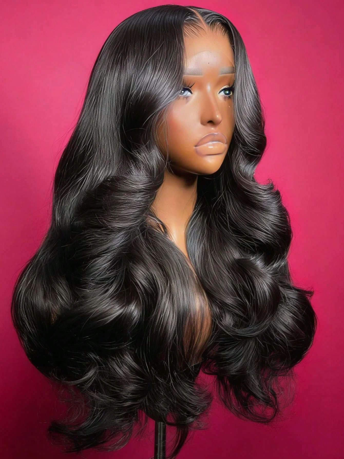 18-42 inch Body Wave 13x4 13x6 HD Transparent Lace Front Human Hair Wig Pre Plucked 200 250 Density Lace Frontal Wigs for Women