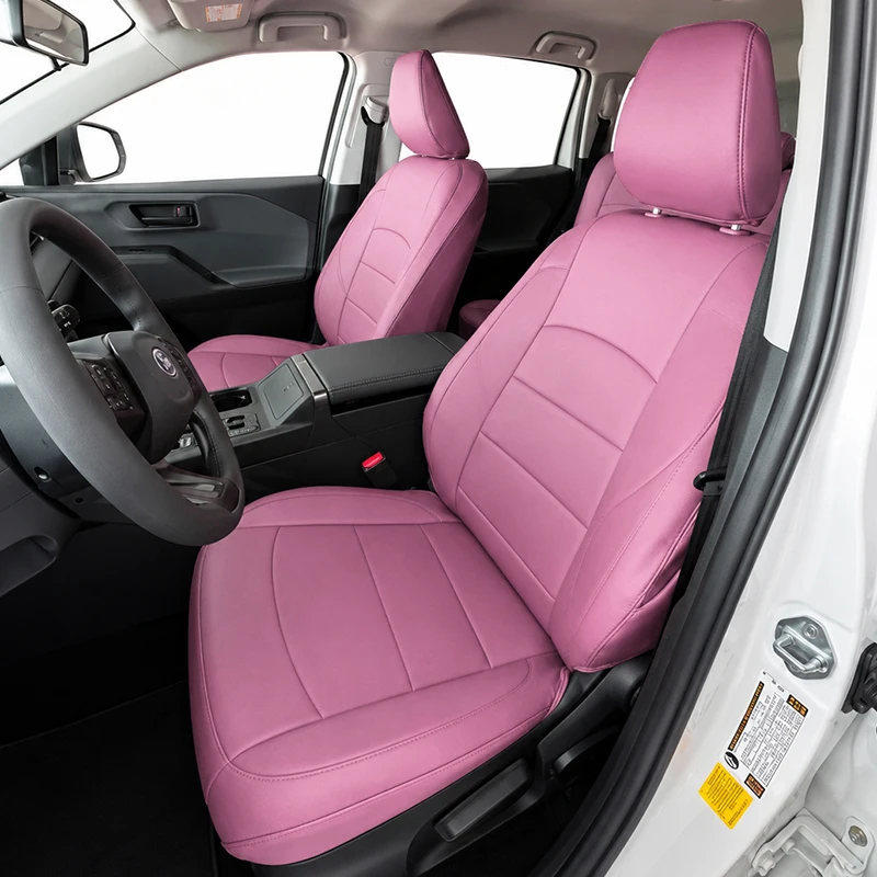 Custom Fit Car Seat Covers For 2026 Toyota RAV4 5 Seats Full Set Premium Artificial Leather Full Coverage