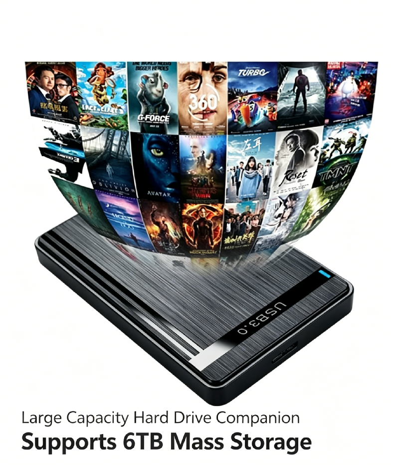 กล่องใส่ฮาร์ดดิสก์แบบพกพาขนาด 2.5 นิ้ว รองรับ SSD และฮาร์ดดิสก์แบบ SATA  ไม่ต้องใช้เครื่องมือ  พร้อมพอร์ตเชื่อมต่อ USB 3.0
