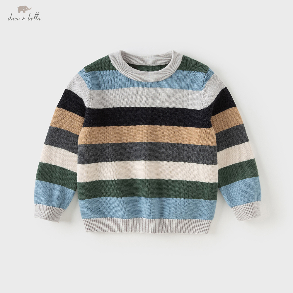 Dave Bella Autunno Inverno Caldo Pullover Maglione per la Primavera Ragazzi Maglione lavorato a maglia Bambini Tuta sportiva Cappotto Abbigliamento per bambini DB4253980