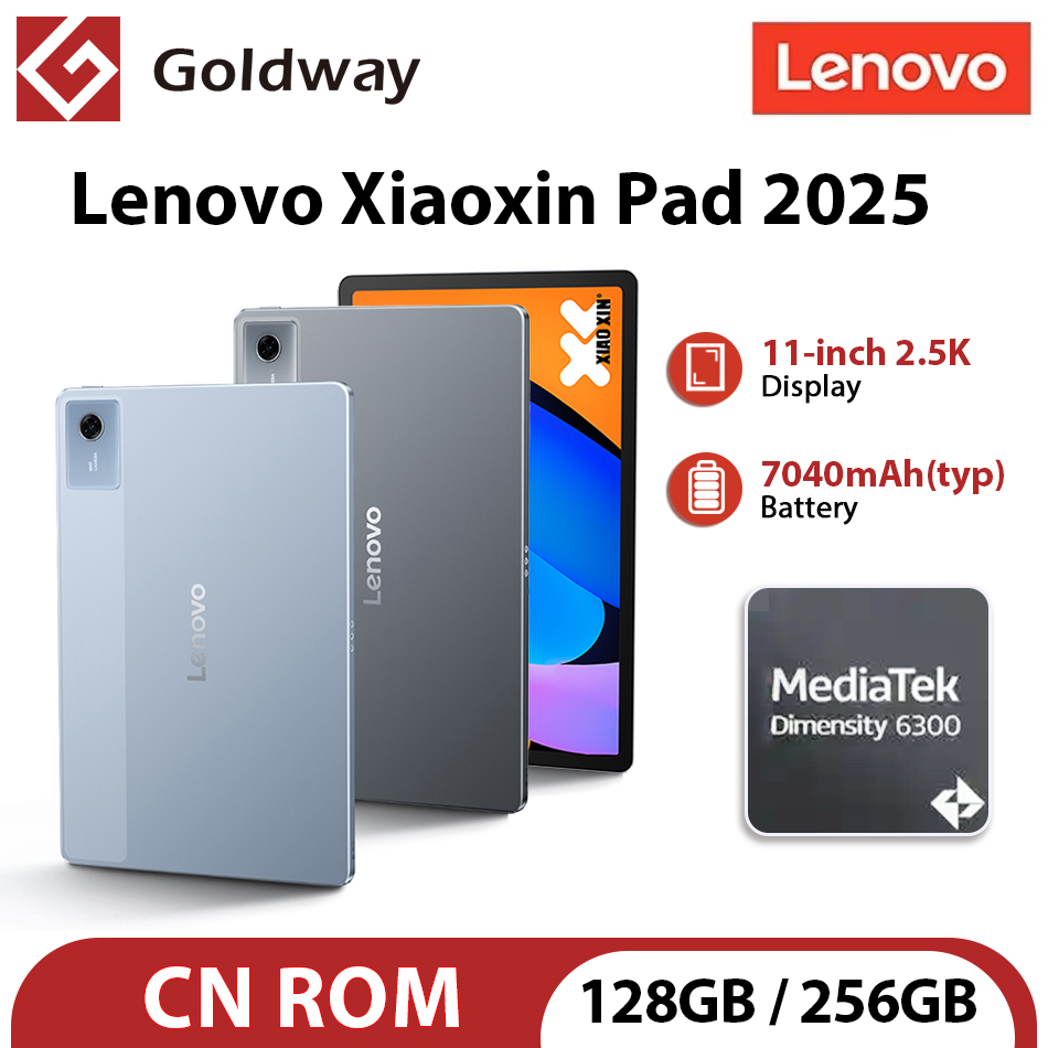 lenovo xiaoxinパッド2025 11 " mediatek dimensity 6300 128 gb 256 gb rom 2.5 kディスプレイドルビーアトモス7040 mahバッテリーandroidタブレットpc