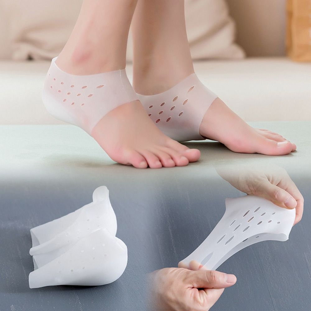 Silikon-Socken mit unsichtbarer Höhe, neue 2,0–4,0 cm, unsichtbare Hebe-Erhöhungssocken, Fersenpolster-Einlegesohle für den Außenbereich