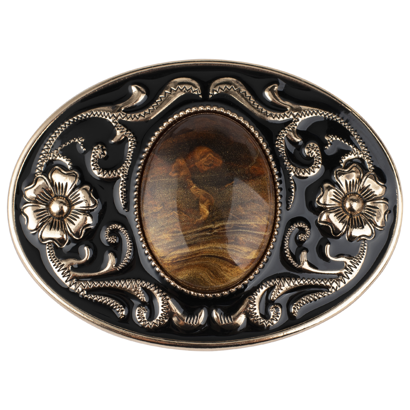 Bead Pattern Decorative Belt Buckle Beads 4.0cm