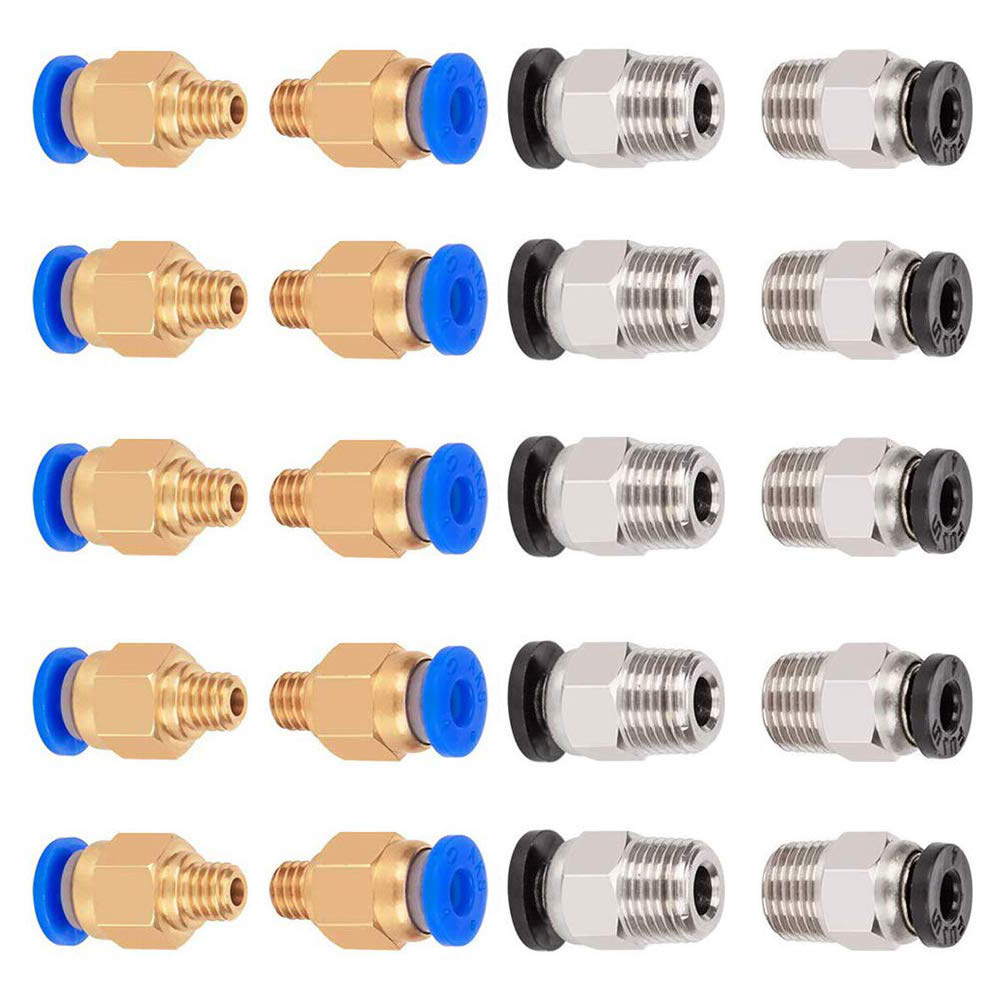 10 stks PC4-M6 PC4-M10 Pneumatische Fitting PC4-M10 voor Creality Ender 3/3 Pro/3 V2 Ender 5/5 Pro/5 Plus CR-10 3D Printer Onderdelen