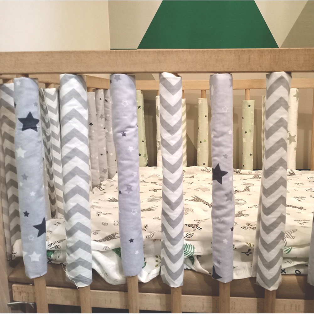 Recién llegado, 12 unids/lote, parachoques para cuna de bebé, guardián para cuna de bebé, decoración para habitación de bebé, ropa de cama para bebé, cama protectora anticolisión para cabecera