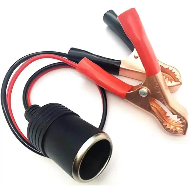 Zigarettenanzünder-Buchse für Auto Hochleistungs-Reinkupfer-Batterie mit Clip 12V 24V 220W Auto-Steckdose