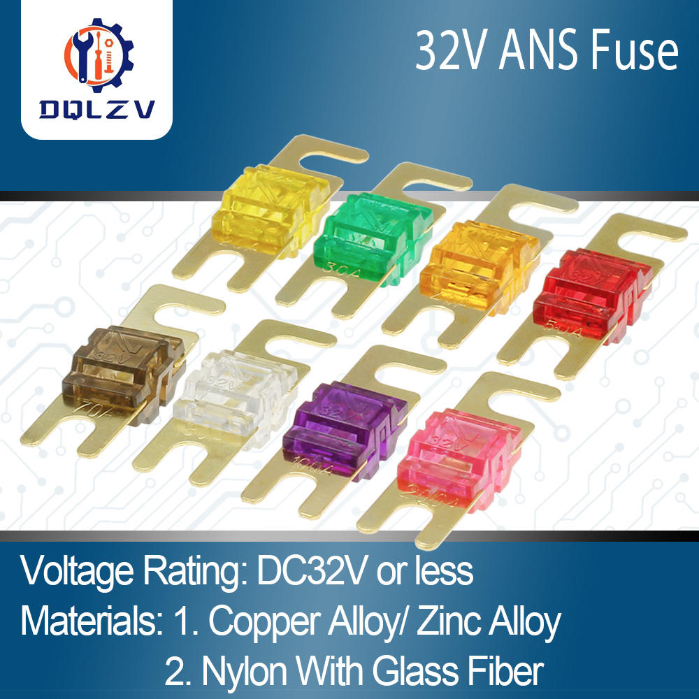 Mini fusible automatique ANL électrique AFS 30A 40A 50A 60A 70A 80A 100A 125A 150A 5V 12V 24V 32V, fusible de voiture à coupure de sang à soufflage rapide