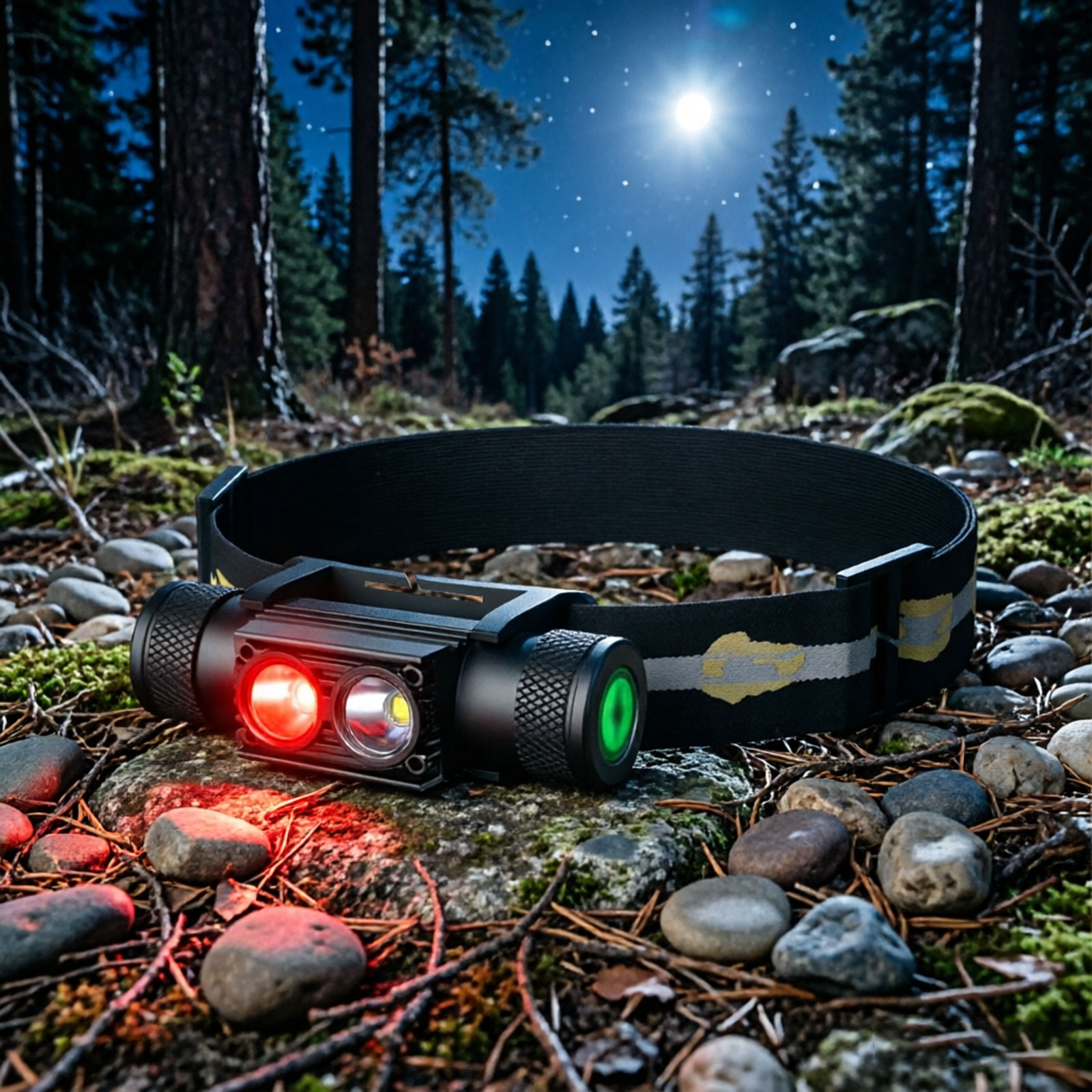 最新の LED ミニヘッドランプハイパワー白赤ヘッドライト 18650 充電式 USB タイプ C トーチキャンプ狩猟懐中電灯ランプ