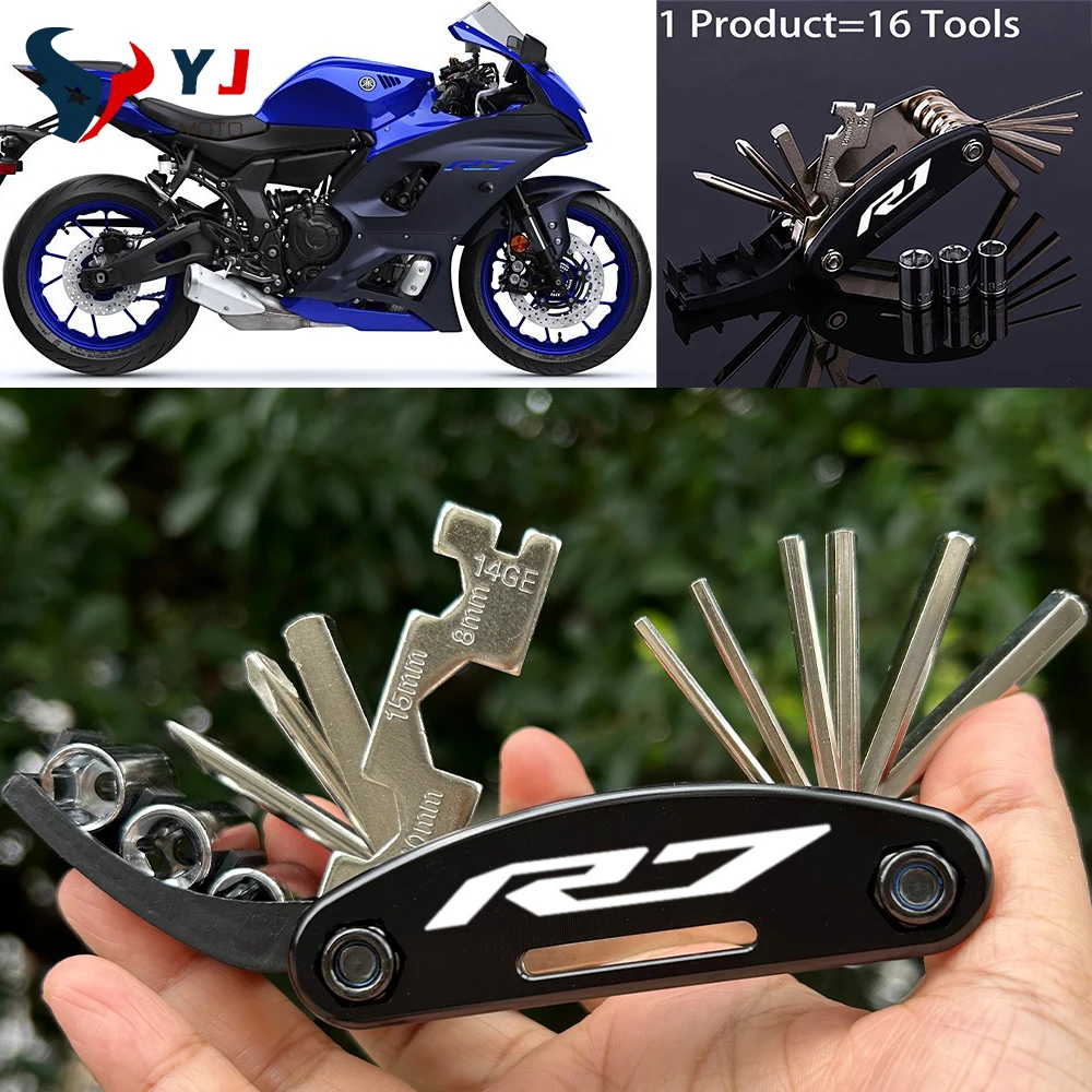 Herramientas de Moto, juego de destornilladores y llave, accesorios para Yamaha YZF-R7 YZF-R3 YZF-R6 YZF-R15 YZF-R25 YZF R7 R1 R1M R3 R6 R15 R25 R125