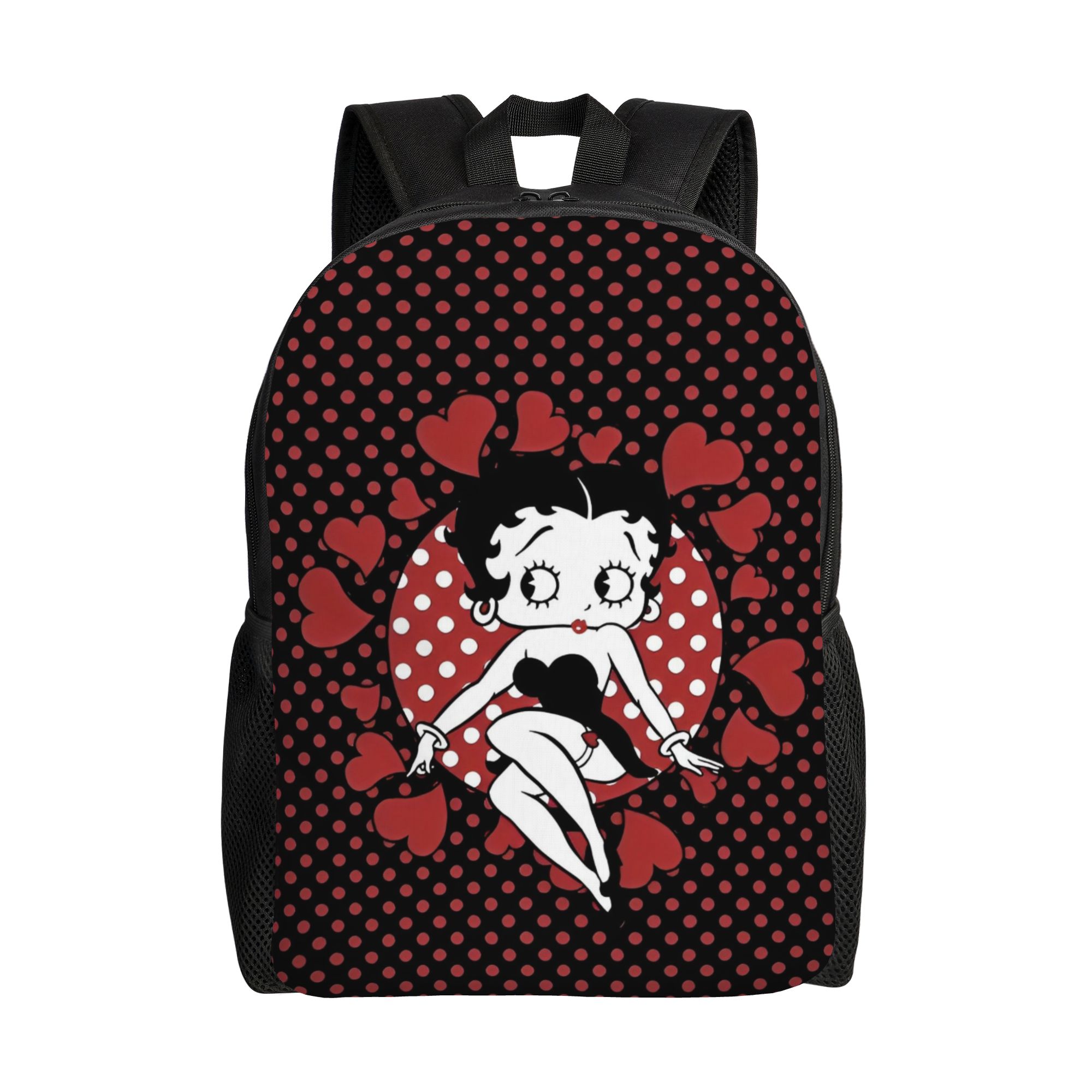 Cute B-Betty Boops Teenage Backpack Sports High School Work Daypack for Men Women Laptop Computer Shoulder Bag