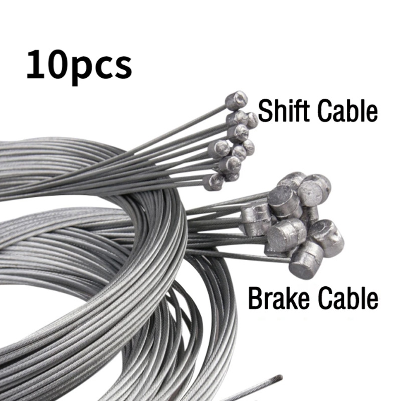 5/10PC Bicycle Brakes Line Road Mountain Bike Brake Cable Universal Bicycle Shift Cable Durable Road MTB Brake Shift Wire
