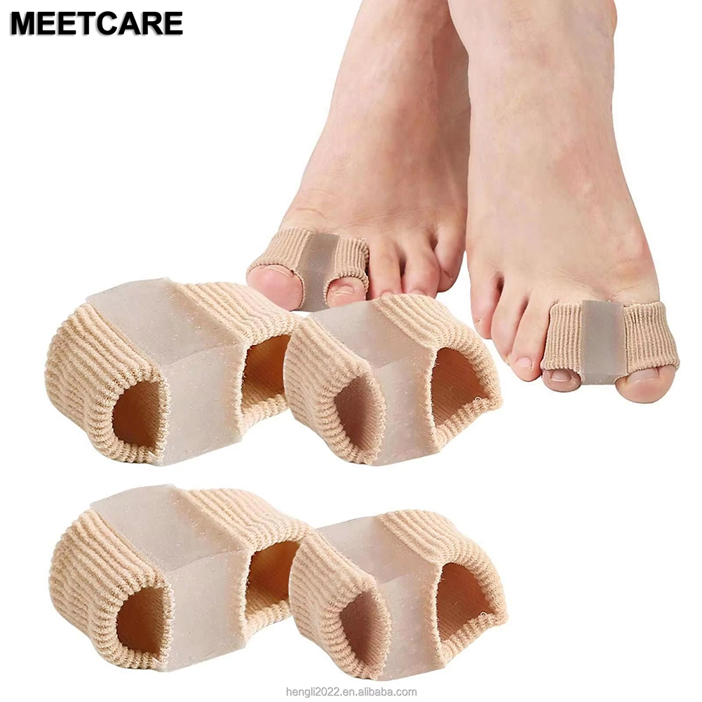 3/6pcs Toe Spreader Finger Separator Orthopedic Silicone Valgus Corrector Straightener with Elastic Bands Thumb Correction