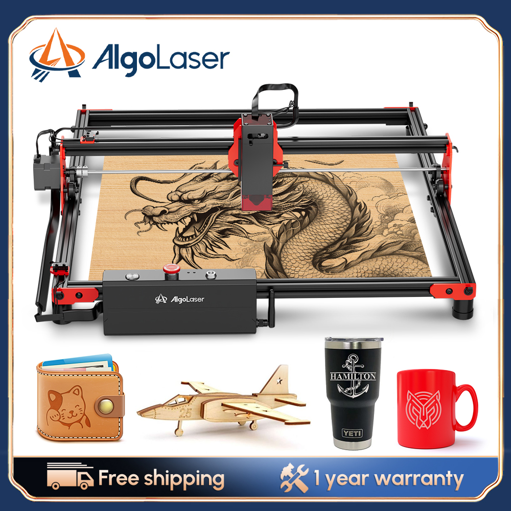 Algolaser zestaw do samodzielnego montażu potężny grawer laserowy z Wifi sterowanie offline 72W maszyna do grawerowania laserowego 445 ± 5nm niebieskie światło maszyna Cnc