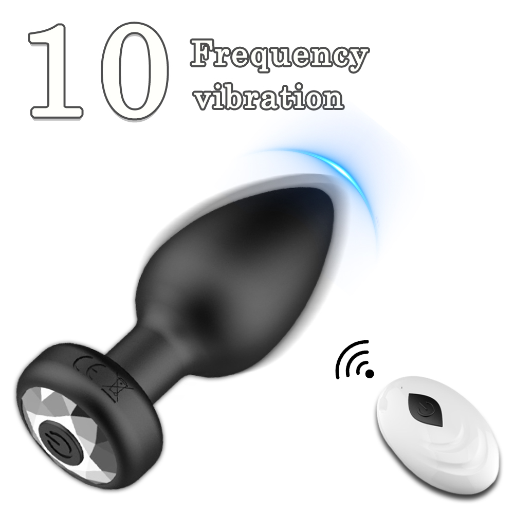 1 pc anal plug vibrador para homens butt plug massageador portátil controle remoto sem fio vibrador vibração brinquedos sexuais para masculino adulto brinquedos