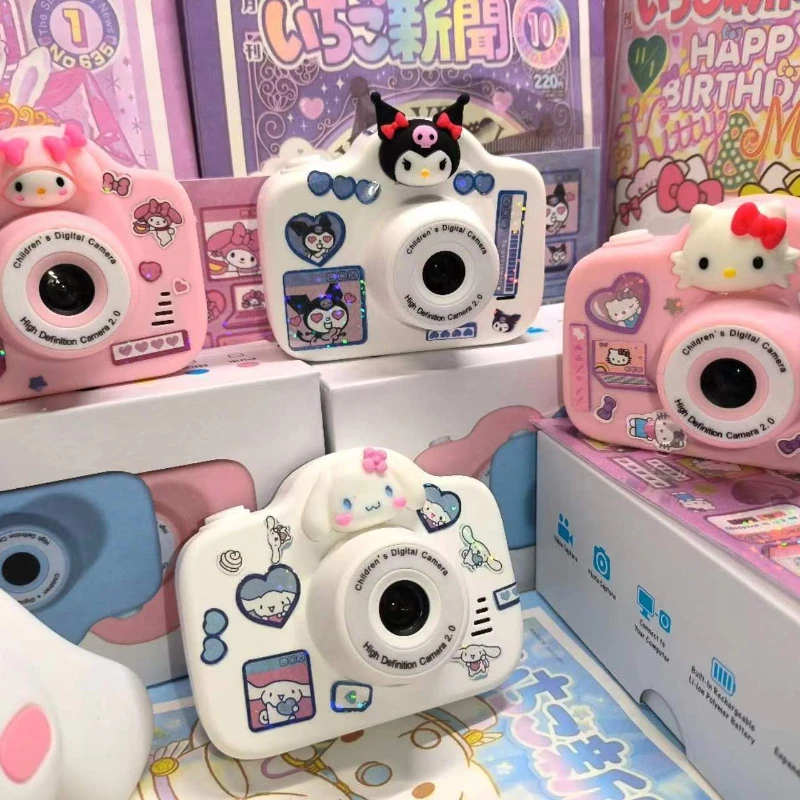 Sanrio Kuromi маленькая игрушка-камера детская камера HD Melody My Melody мини подарок на день рождения для путешествий может подключить к мобильному телефону 32G
