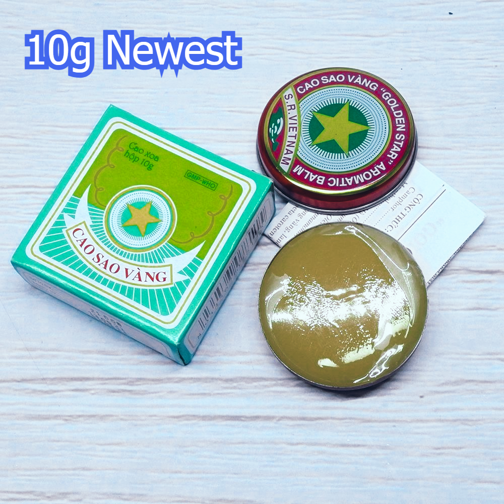 10г 2026 Новейший Вьетнамский бальзам CAO SAO VANG Golden Star: Охлаждающее летнее масло для расслабления и защиты от комаров