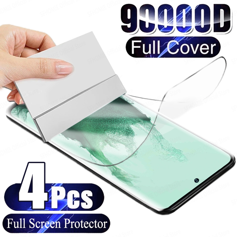 4 Stuks Hydrogel Film Screen Protector Voor Samsung Galaxy S25 S24 S21 S22 S23 Ultra Plus Voor Samsung Galaxy s23 S21 S24 FE Film