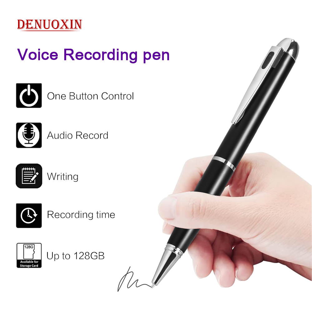 Mini enregistreur vocal numérique professionnel, dictaphone de son micro secret, enregistrement audio professionnel, enregistrement de bruit, stylo, 32G, 64G, 128G, SAP