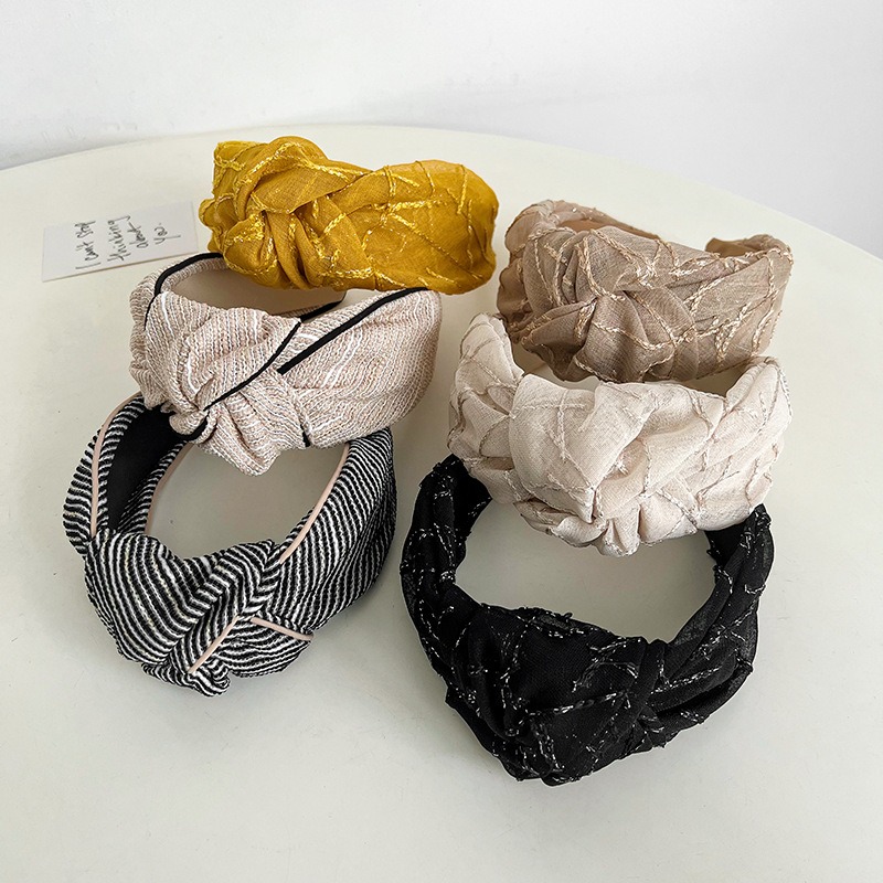 Feminino meninas organza grande nó hairband scrunchies conjunto bandana adulto acessórios para o cabelo jewley