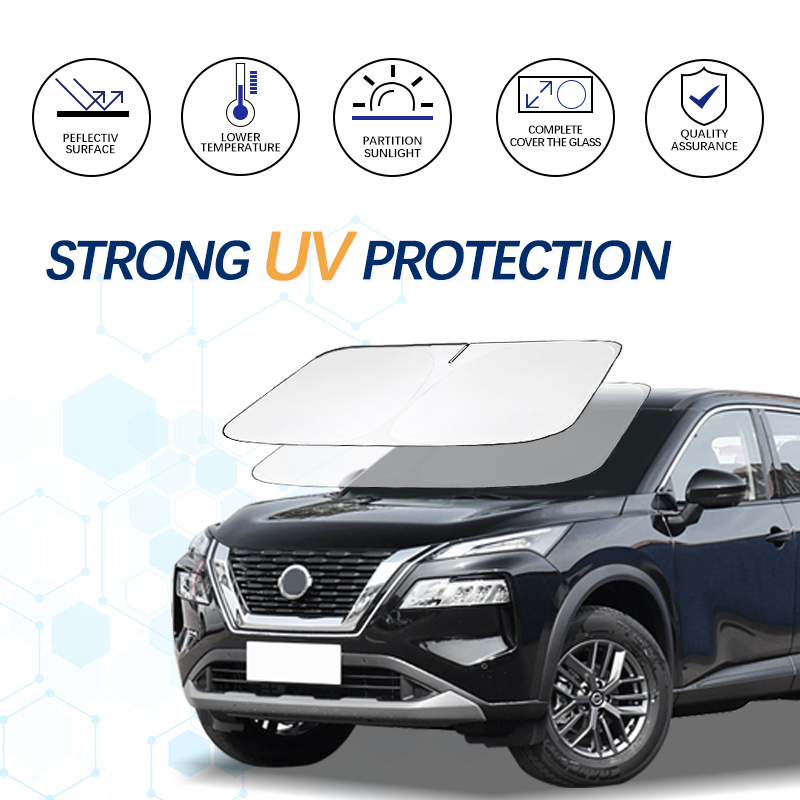 Windschutz scheibe Sonnenschutz für Nissan X-Trail T32 T31 T30 33 Sonnenschutz Sonnenblende Schutz faltbare Blöcke UV-Strahlen halten Ihr Auto kühler
