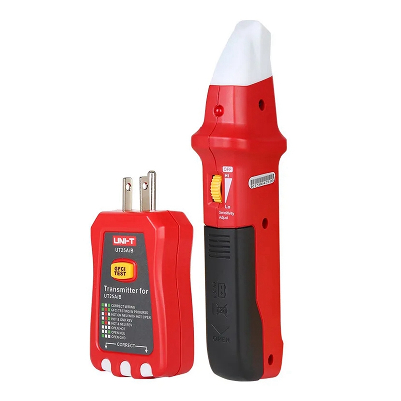 BAAZ HOT UNI-T UT25A 회로 차단기 파인더 자동 소켓 테스터 LED 표시기가 있는 전기 기술자 진단 도구