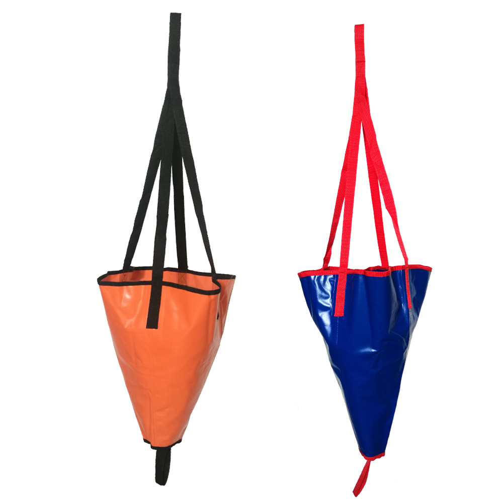 24/18 Inch Thuyền Kayak Xuồng Thuyền Du Thuyền Nhựa PVC Biển Mỏ Neo Drogue Trôi Phanh Phù Hợp Với Fising Thuyền Bơm Hơi Phụ Kiện