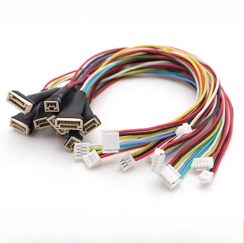 Кабель-удлинитель GH1.25 с разъемами JST GHR-15V-S SSHL-002T-P0.2, 26AWG, силиконовый, 2-15 контактов, высокотемпературный, 5/10 шт.