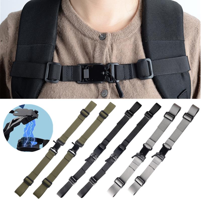 Mochila magnética para el pecho, correa fácil desmontable, correa ajustable para el hombro, bolsa para acampar al aire libre, accesorios
