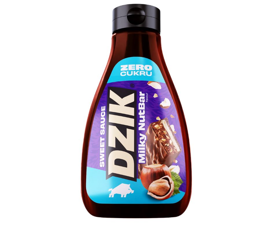 Sos do deserów WK DZIK MILKY NUTBAR Zero Cukru czekolada orzech 425ml