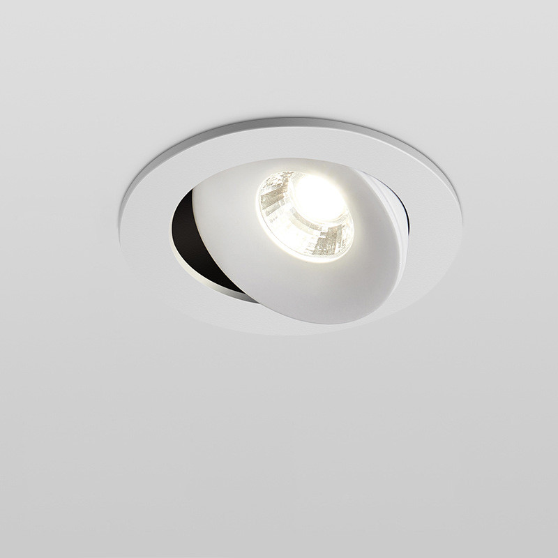 Wpuszczane oprawy LED z możliwością ściemniania, nowy styl 2026, 7W 9W 12W 15W 18W 20W 360 °   Regulowane lampy sufitowe COB, reflektory punktowe AC90~260V