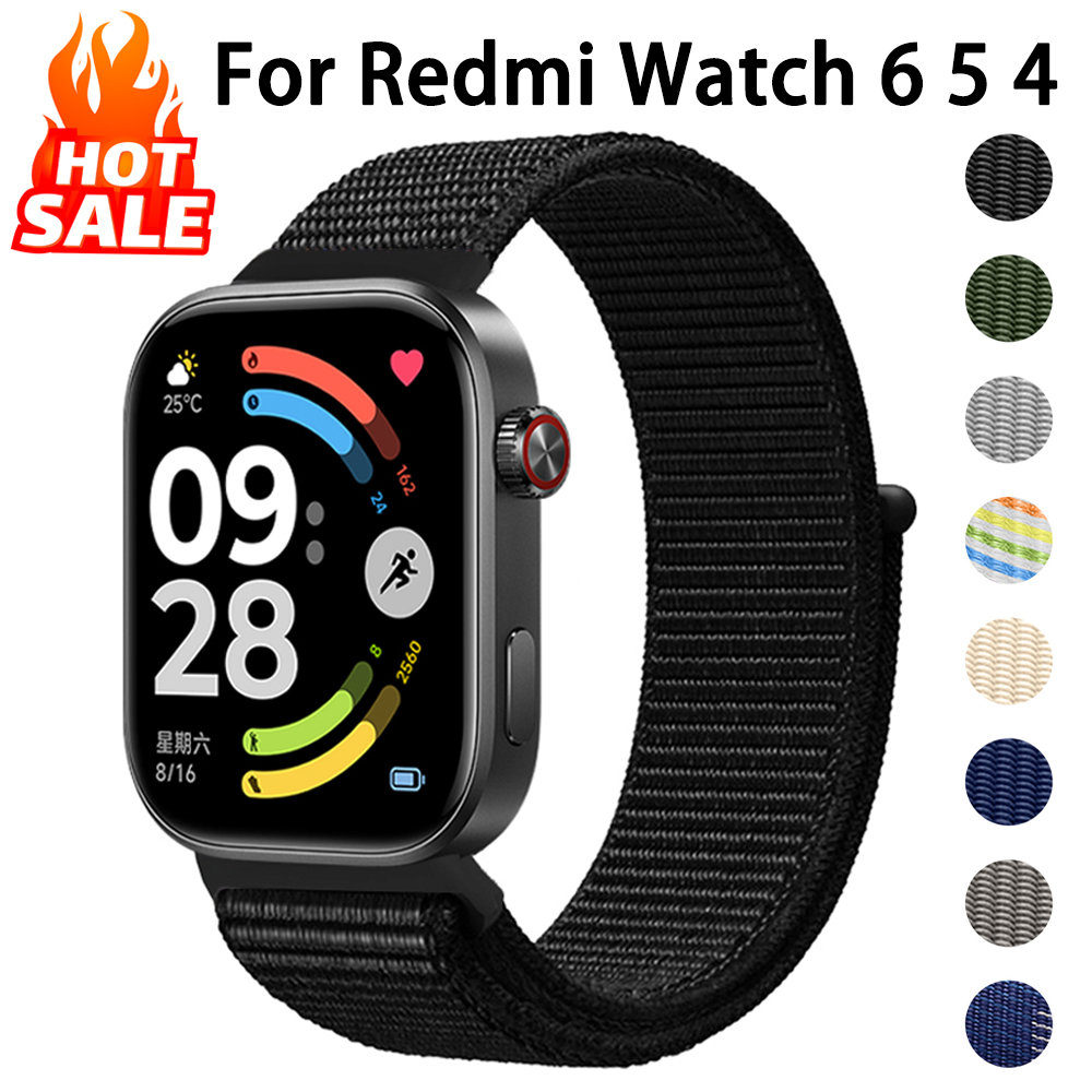 Оригинальный нейлоновый ремешок для Redmi Watch 6 5 4, спортивный дышащий браслет-замена, аксессуар для серии Redmi Watch