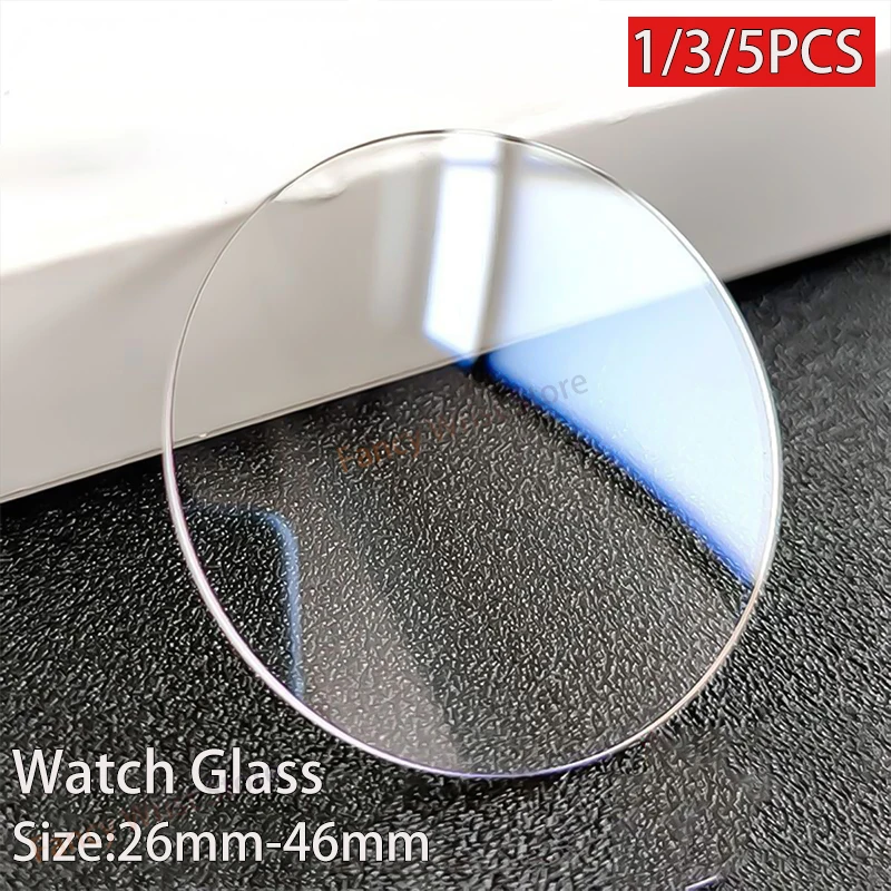 Pellicola protettiva per schermo Smartwatch in vetro temperato universale da 26-46mm 28mm 30mm 32mm 38mm 40mm 41mm 42mm diametro 2-5 pezzi